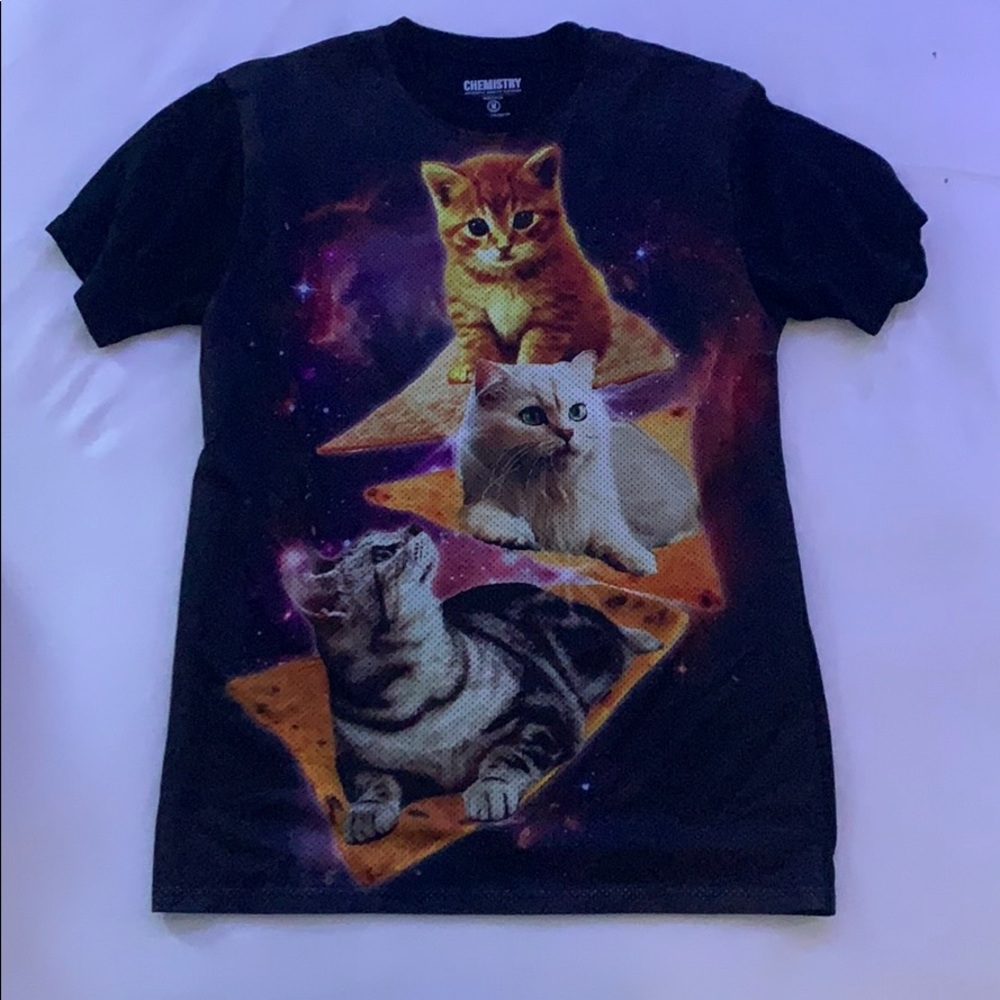 Cats on Doritos in Space Tee